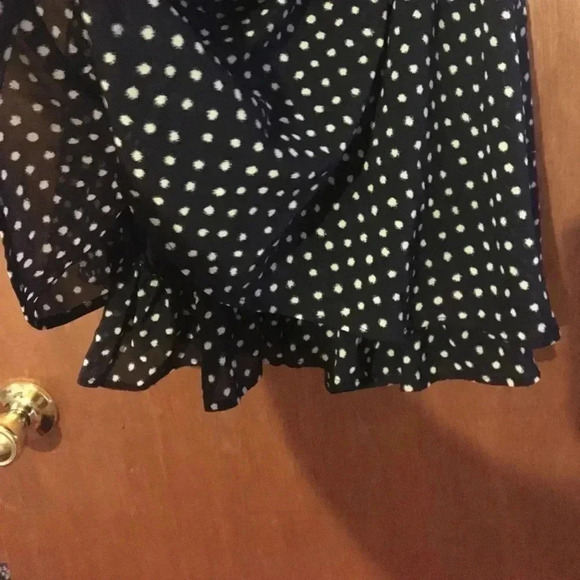 Poke A Dot Dress With Lace Bib Neck 🍉 - Picture 3 of 3